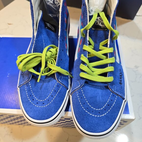 Vans x Awake Special Collab Edition Sk8-HI Blue/Red Size 10 SK8-HI NEW RARE SHOE - Picture 5 of 16